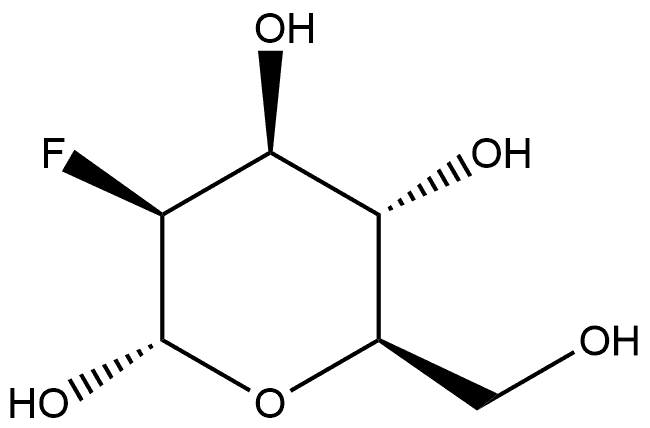 α-D-Mannopyranose, 2-deoxy-2-fluoro- Structure