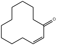 2-Cyclododecen-1-one, (2Z)- Structure