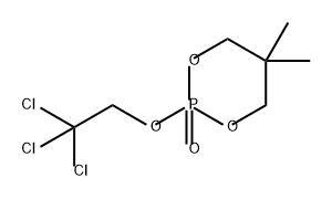1,3,2-Dioxaphosphorinane, 5,5-dimethyl-2-(2,2,2-trichloroethoxy)-, 2-oxide