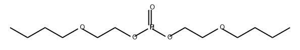 ホスホン酸ビス(2-ブトキシエチル) 化学構造式