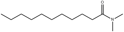 Undecanamide, N,N-dimethyl- Structure