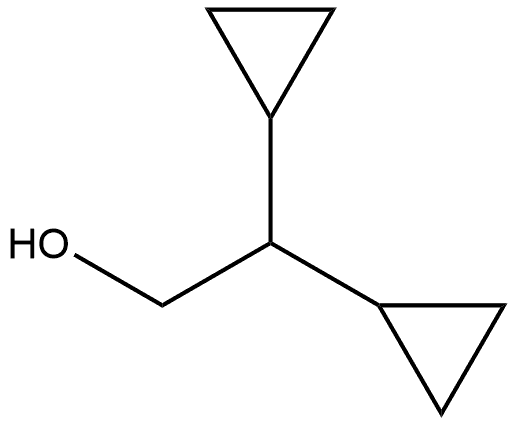 2,2-二环丙基乙-1-醇, 6226-30-8, 结构式