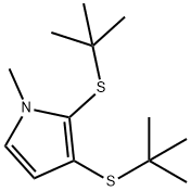 1H-Pyrrole, 2,3-bis[(1,1-dimethylethyl)thio]-1-methyl-