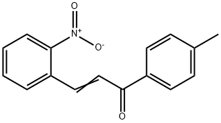 2-Propen-1-one, 1-(4-methylphenyl)-3-(2-nitrophenyl)- 化学構造式