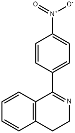 Isoquinoline, 3,4-dihydro-1-(4-nitrophenyl)- 结构式