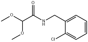 Acetamide, N-[(2-chlorophenyl)methyl]-2,2-dimethoxy-,62373-67-5,结构式