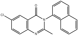 6-Chloro-2-methyl-3-(naphthalen-1-yl)quinazolin-4(3H)-one|