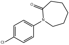 1-(4-Chlorophenyl)azepan-2-one 化学構造式