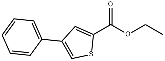 2-Thiophenecarboxylic acid, 4-phenyl-, ethyl ester 结构式