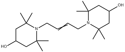 4-Piperidinol, 1,1'-(2-butene-1,4-diyl)bis[2,2,6,6-tetramethyl- Structure