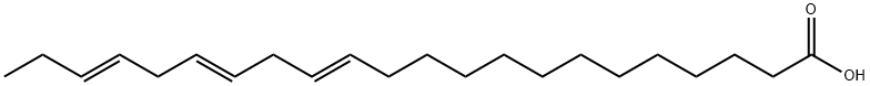 13,16,19-Docosatrienoic acid, (13E,16E,19E)- Structure