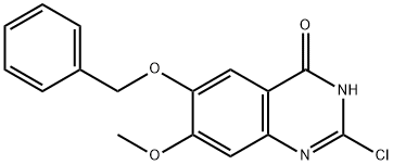 6-(Benzyloxy)-2-chloro-7-methoxyquinazolin-4(1H)-one Struktur