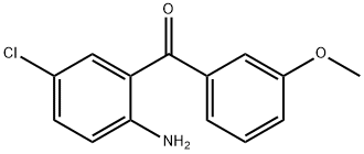 (2-Amino-5-chlorophenyl)(3-methoxyphenyl)methanone Struktur