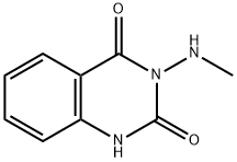 3-(Methylamino)quinazoline-2,4(1H,3H)-dione,62493-25-8,结构式