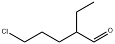 Pentanal, 5-chloro-2-ethyl- 化学構造式