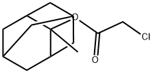 Acetic acid, 2-chloro-, 2-methyltricyclo[3.3.1.13,7]dec-2-yl ester Structure