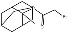 Acetic acid, 2-bromo-, 2-methyltricyclo[3.3.1.13,7]dec-2-yl ester 结构式