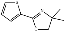 Oxazole, 4,5-dihydro-4,4-dimethyl-2-(2-thienyl)- Structure