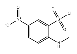 Benzenesulfonyl chloride, 2-(methylamino)-5-nitro- Struktur