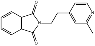 1H-Isoindole-1,3(2H)-dione, 2-[2-(2-methyl-4-pyridinyl)ethyl]-,625438-02-0,结构式