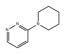 Pyridazine, 3-(1-piperidinyl)- Struktur