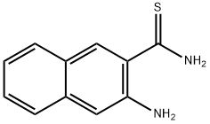 2-Naphthalenecarbothioamide, 3-amino- Struktur