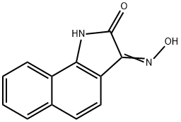 1H-Benz[g]indole-2,3-dione, 3-oxime Structure