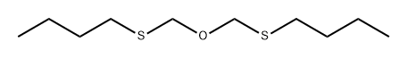 Butane, 1-[[[(butylthio)methoxy]methyl]thio]- Structure