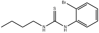 Thiourea, N-(2-bromophenyl)-N'-butyl- 化学構造式
