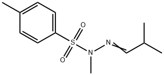 Benzenesulfonic acid, 4-methyl-, 1-methyl-2-(2-methylpropylidene)hydrazide,62655-42-9,结构式