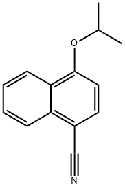 4-Isopropoxy-1-naphthonitrile 化学構造式