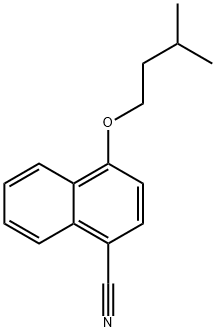 4-(Isopentyloxy)-1-naphthonitrile Structure