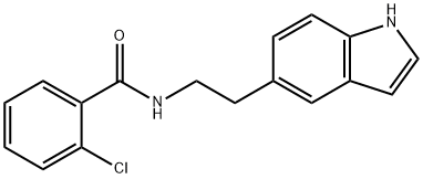 N-(2-(1H-Indol-5-yl)ethyl)-2-chlorobenzamide,62679-93-0,结构式