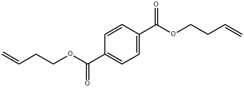 1,4-Benzenedicarboxylic acid, 1,4-di-3-buten-1-yl ester Structure
