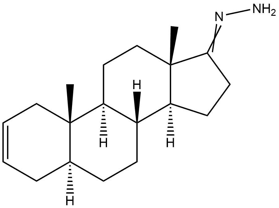 Androst-2-en-17-one, hydrazone, (5α)-