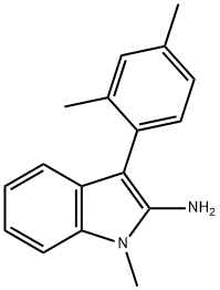 3-(2,4-Dimethylphenyl)-1-methyl-1H-indol-2-amine Structure