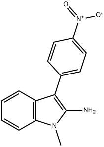 1-Methyl-3-(4-nitrophenyl)-1H-indol-2-amine Structure