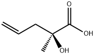 4-Pentenoic acid, 2-hydroxy-2-methyl-, (S)- (9CI) Struktur