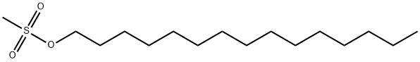 1-Pentadecanol, 1-methanesulfonate,62732-70-1,结构式