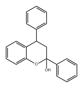 2H-1-Benzopyran-2-ol, 3,4-dihydro-2,4-diphenyl-