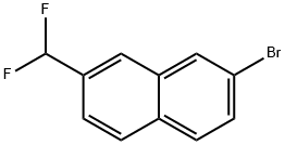 2-溴-7-(二氟甲基)萘, 627527-14-4, 结构式