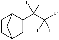 Bicyclo[2.2.1]heptane, 2-(2-bromo-1,1,2,2-tetrafluoroethyl)- Structure