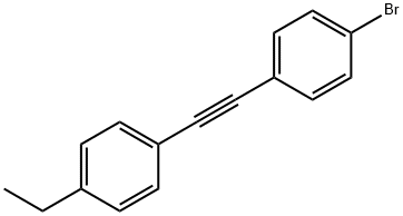 Benzene, 1-bromo-4-[(4-ethylphenyl)ethynyl]- (9CI) Struktur