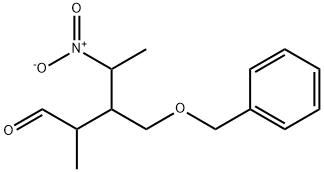 Pentanal, 2-methyl-4-nitro-3-[(phenylmethoxy)methyl]- Structure