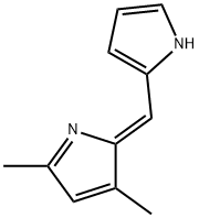 1H-Pyrrole, 2-[(3,5-dimethyl-2H-pyrrol-2-ylidene)methyl]-, (Z)- (9CI) 化学構造式