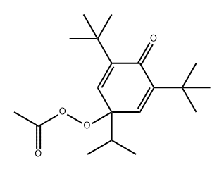 2,5-Cyclohexadien-1-one, 4-(acetyldioxy)-2,6-bis(1,1-dimethylethyl)-4-(1-methylethyl)-