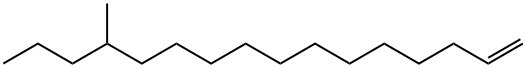 1-Hexadecene, 13-methyl- 化学構造式