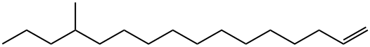 1-Hexadecene, 13-methyl- 结构式