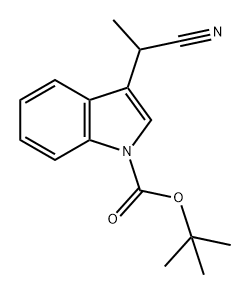 1H-Indole-1-carboxylic acid, 3-(1-cyanoethyl)-, 1,1-dimethylethyl ester