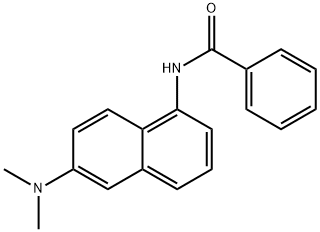 N-(6-(Dimethylamino)naphthalen-1-yl)benzamide 结构式